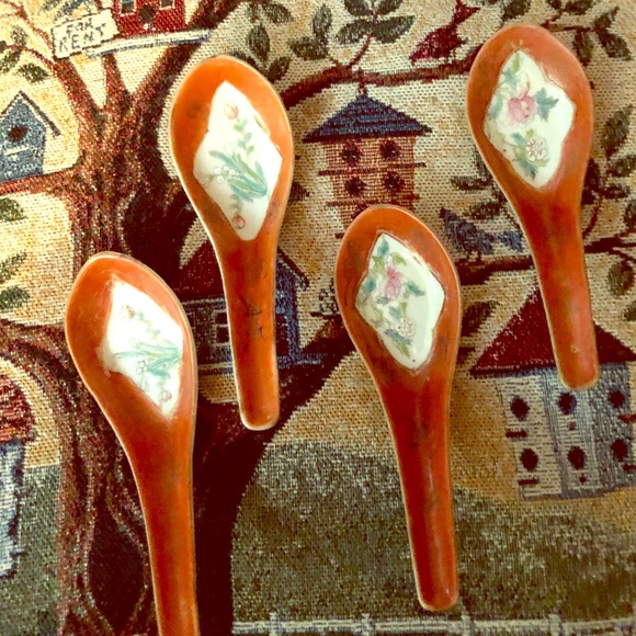 Kitchen Vintage Asian Soup Rice Spoons Poshmark